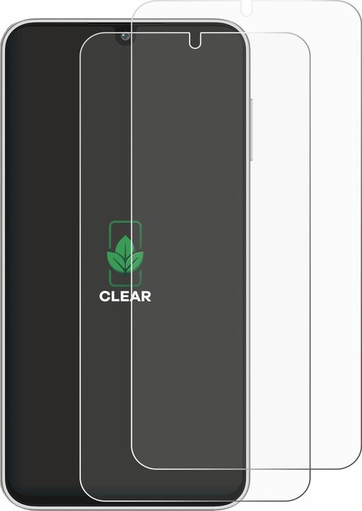 Productafbeelding ScreenLeaf Schutzfolie nachhaltiger Displayschutz Display Schutz Folie Klar Transparent (2 Stuk, Samsung Galaxy A16 5G)