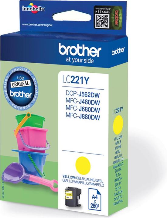 Actual product image Brother Lc-221y (Y)