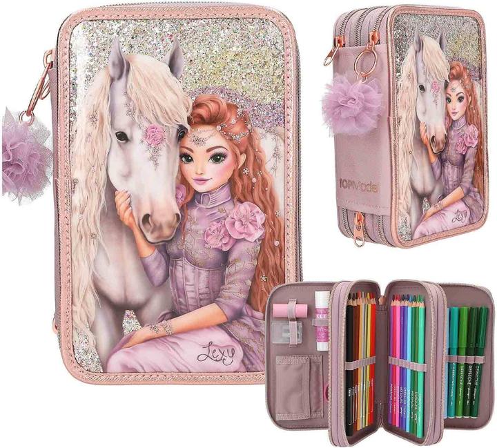 Produktbild Magni DEPESCHE TOPModel Federtasche 3fach VIVA VIOLET gefüllt