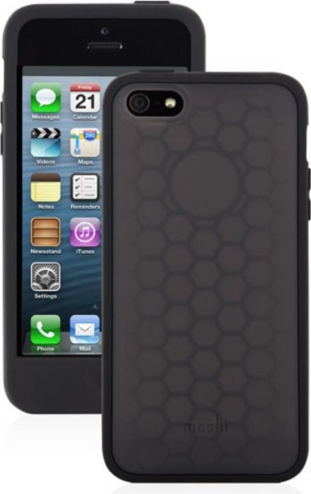 Actual product image Moshi Origo silicone case for iPhone 5C Graphite Black (Apple iPhone 5c)