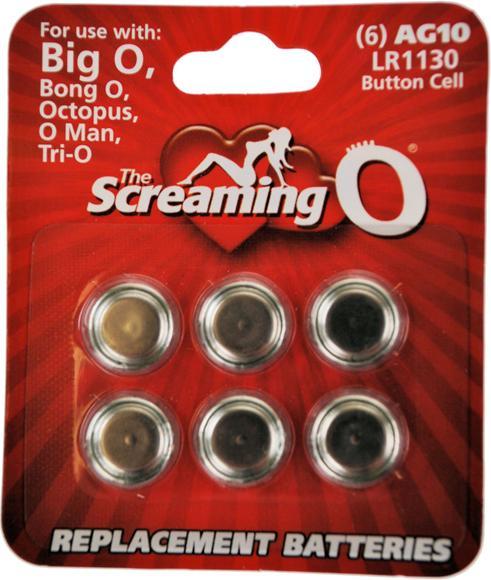 The Screaming O Batteries AG-10 (6 pcs., AG10)