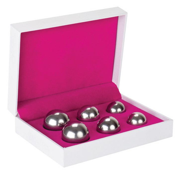 Actual product image Doc Johnson Ben Wa Balls Set Silver