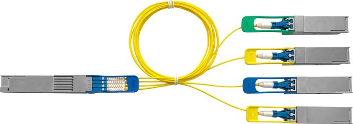 Actual product image HPE E Aruba Transceiver LR, QSFP-DD, SN SMF