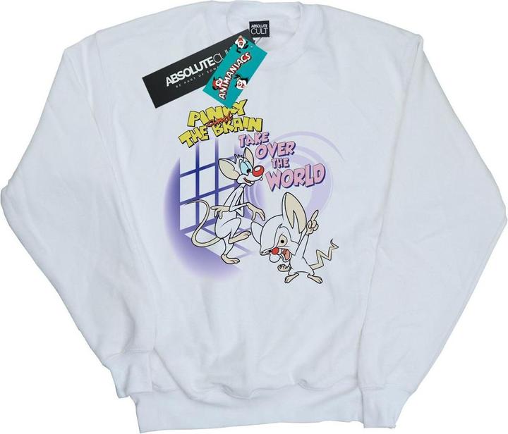 Universal Textiles Pinky And The Brain Take Over The World Sweatshirt