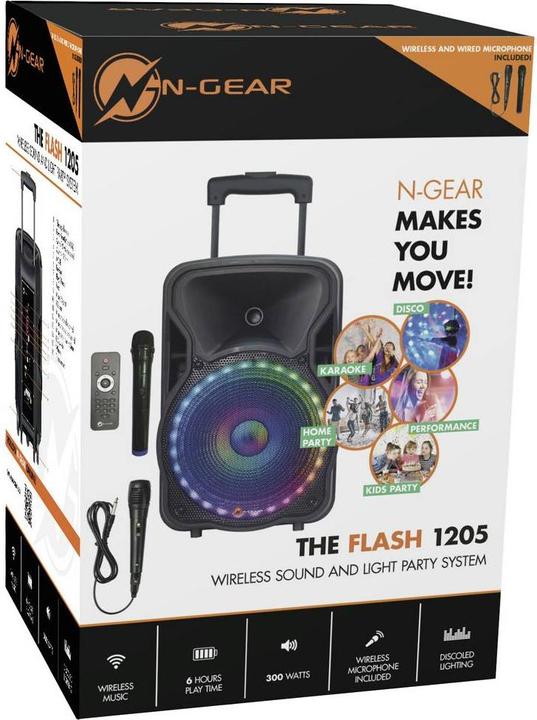 Actual product image N-Gear The Flash 1205 (6 h, Rechargeable battery operated)