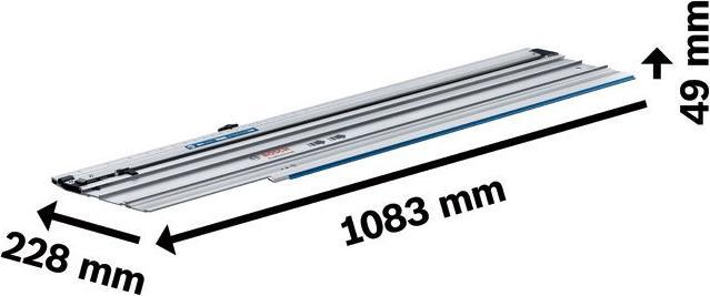 Image du produit Bosch Professional Rail de guidage FSN 740 X (argent, pour scie circulaire GX) (112.40 cm)