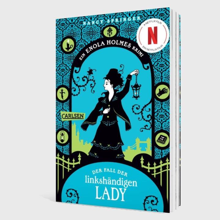 Image du produit Enola Holmes: Der Fall der linkshändigen Lady (Allemand, Nancy Springer, 2024)