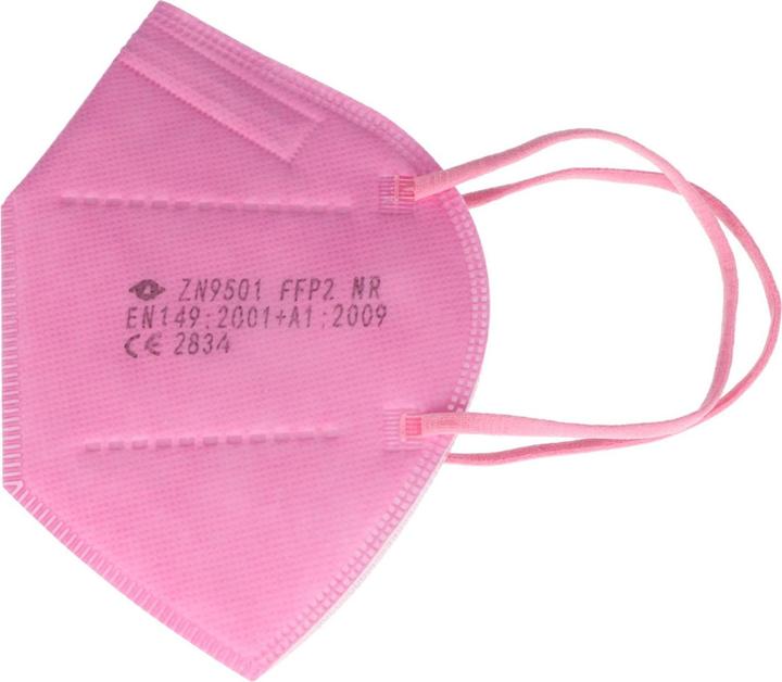 Actual product image AccuCell 20 pieces FFP2 mask pink 5-layer, certified according to DIN (FFP2, 20 x)