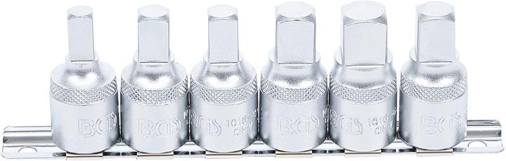 Actual product image BGS Oil Service Socket Set 12.5 mm (1/2") Drive internal square 6 pcs.