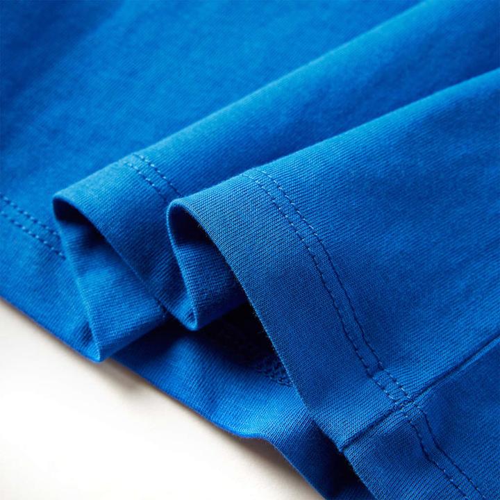 Actual product image VidaXL Children's long-sleeved shirt cobalt blue 92,Material: 100 (92)