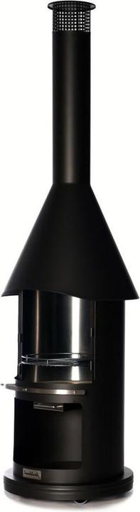 Buschbeck Edelstahlkamin Auckland schwarz Ø 65 x 230 cm
