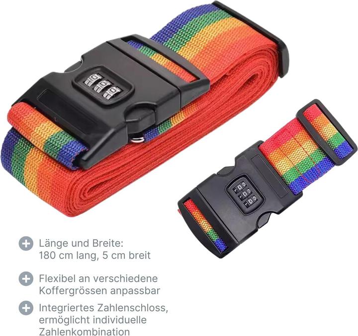 Image du produit Hermex Ceinture de sécurité pour valise (Sangles à bagage)