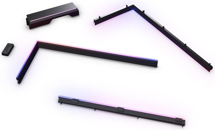 Actual product image Phanteks NV5 Premium DRGB Kit + Power Hub, 3x for external frame, 1x mainboard cable cover - black
