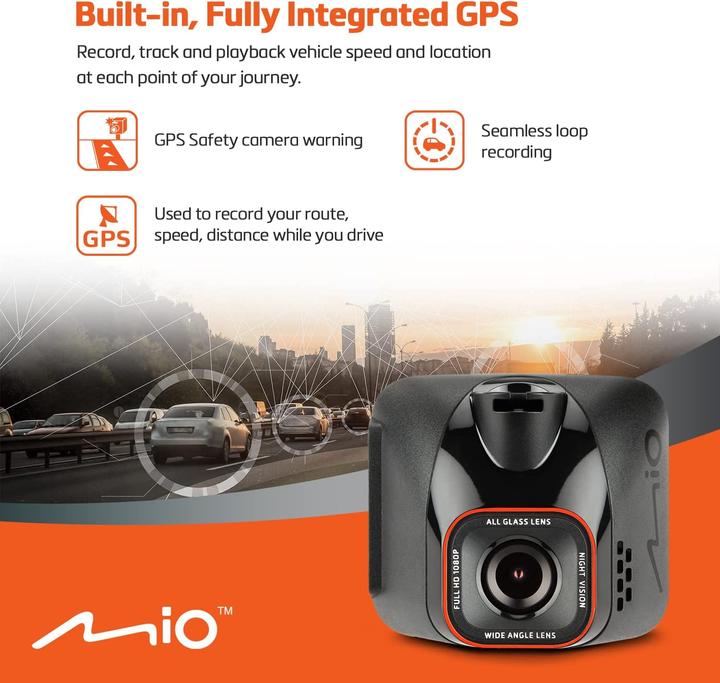 Produktbild Mio Mivue C570 (GPS-Empfänger, Beschleunigungssensor, Full HD)