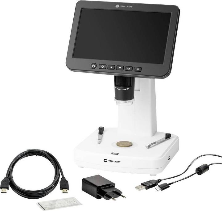 Produktbild Toolcraft TO-9407067 Digital-Mikroskop 300 x Auflicht, Durchlicht