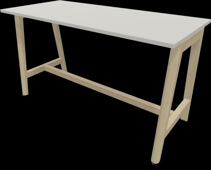Frêne naturel teinté gris clair, Gris perle