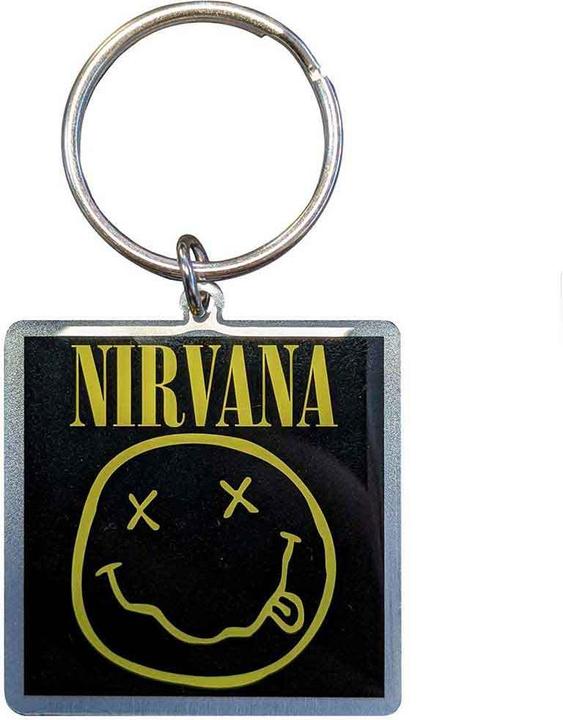 Actual product image Nirvana Happy Face Schlüsselanhänger