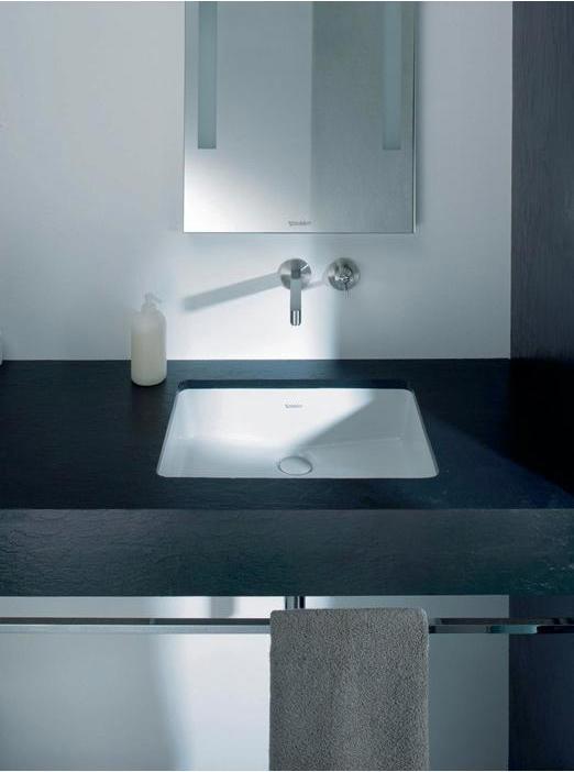 Image du produit Duravit Vasque à encastrer VERO avec lavabo et cuvette 485x315mm sans robinetterie blanc (315 mm, 485 mm)