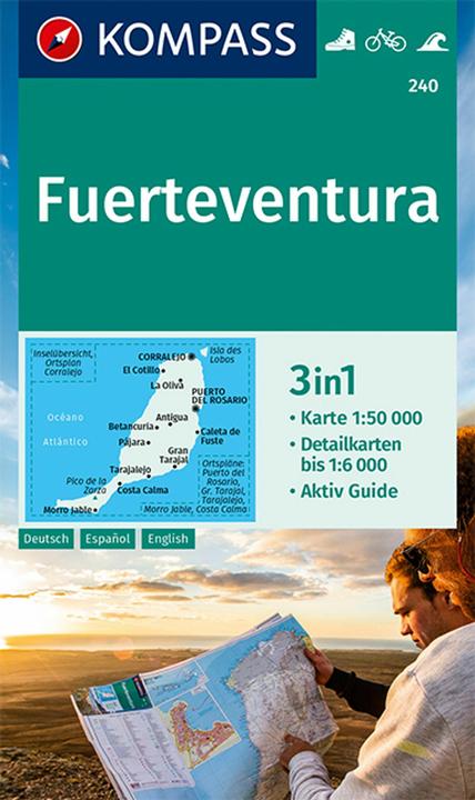Actual product image KOMPASS Hiking Map Fuerteventura