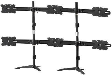 Image du produit Avaya Support de table à 6 positions pour écrans plats de 61,00cm (24") (Sol, 32.01")