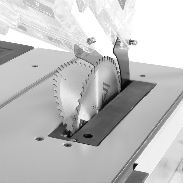 Actual product image Stahlwerk TKS-1800 ST circular table saw with 1,800 watts and 5,000 rpm