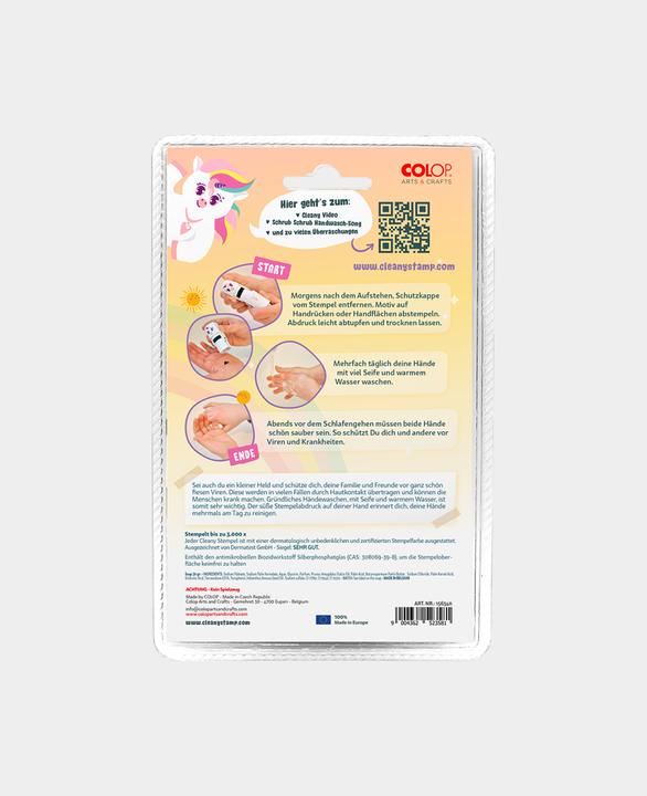 Immagine prodotto Colop Motivo Timbro + sapone per le mani Cleany UNICO Lion, bianco