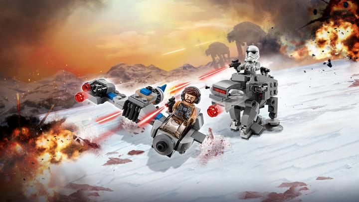 Image du produit LEGO Ski Speeder vs. First Order Walker Microfighters (75195, LEGO Star Wars)