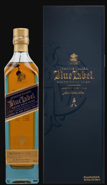 Actual product image Johnnie Walker Blue Label (Scotch whisky, Blended Whisky, 1 x 70 cl)
