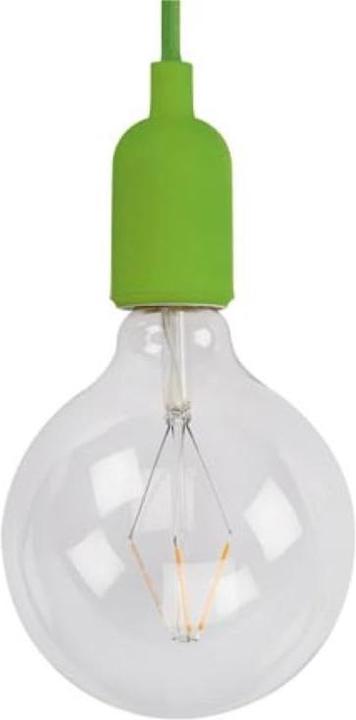 Immagine prodotto Vellight Lampada a sospensione di design con cavo tessile - Verde (E27)