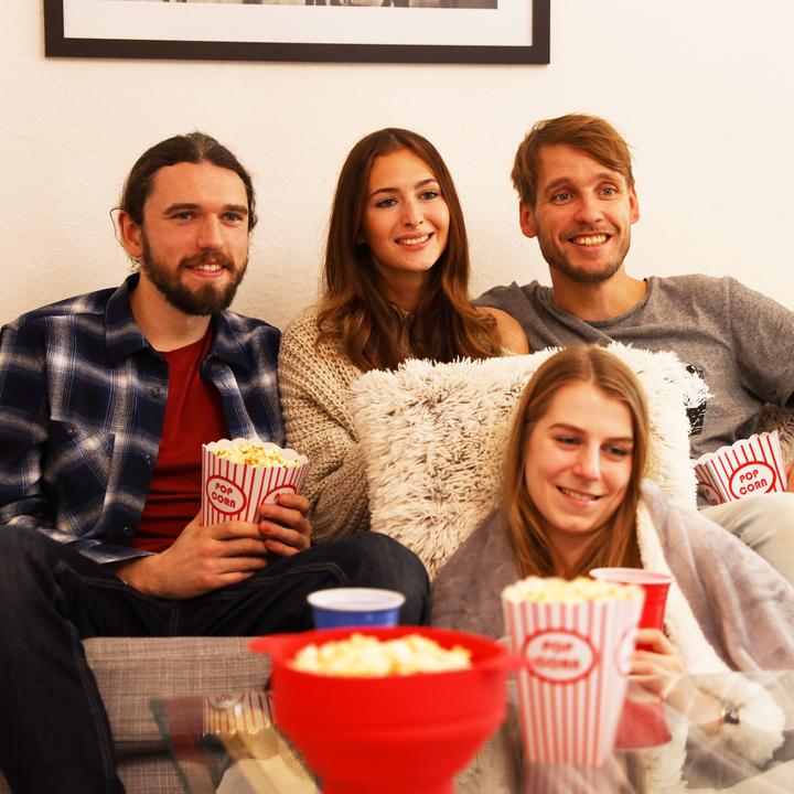 Actual product image Relaxdays Popcorn Maker