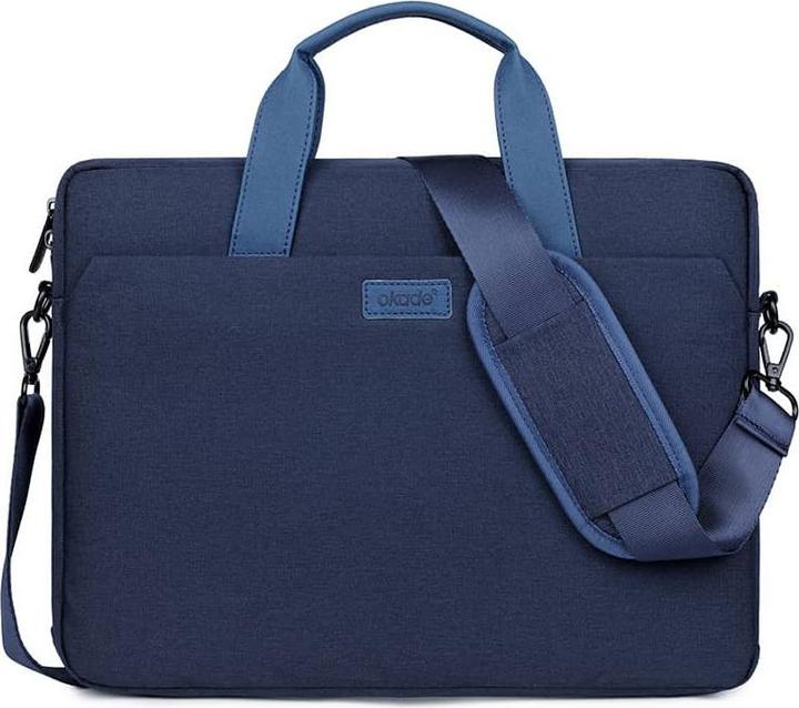Okade Sacoche pour MacBook / ordinateur portable,13.3-14 pouces, T64, bleu marine (14")