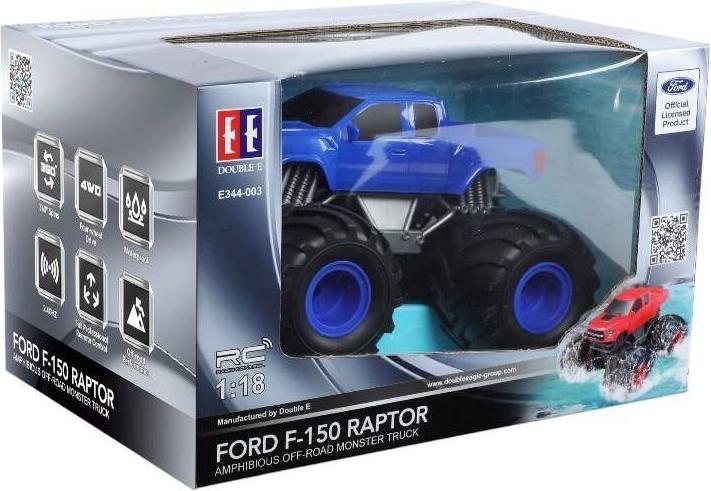 Productafbeelding Double Op afstand bestuurbare auto (blauw) Ford (Amfibisch) E344-003