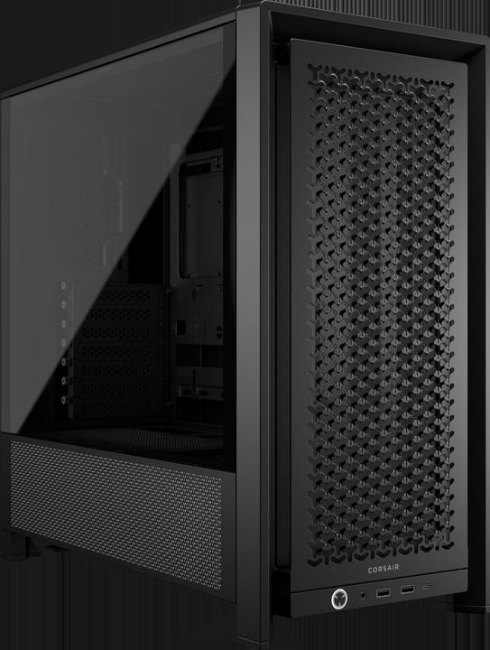 Actual product image Corsair Geh Midi FRAME 4000D RS Mid-Tower, Black (mATX, Mini-ITX, ATX)