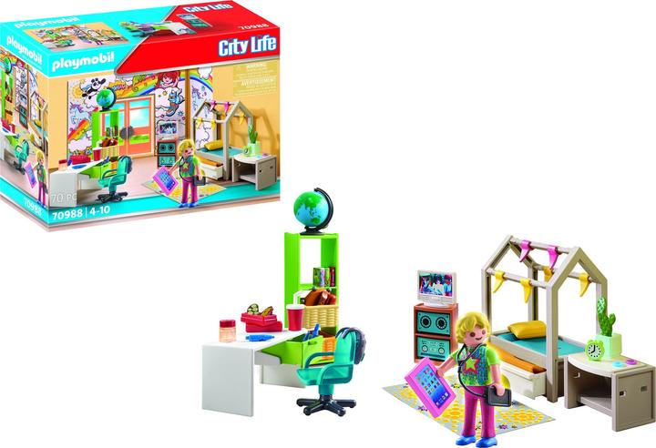 Image du produit Playmobil Chambre de jeunes (70988, Playmobil City Life)