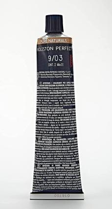 Actual product image Wella Koleston Perfect Me+ Pure Naturals (9/03 light blonde nature-gold)