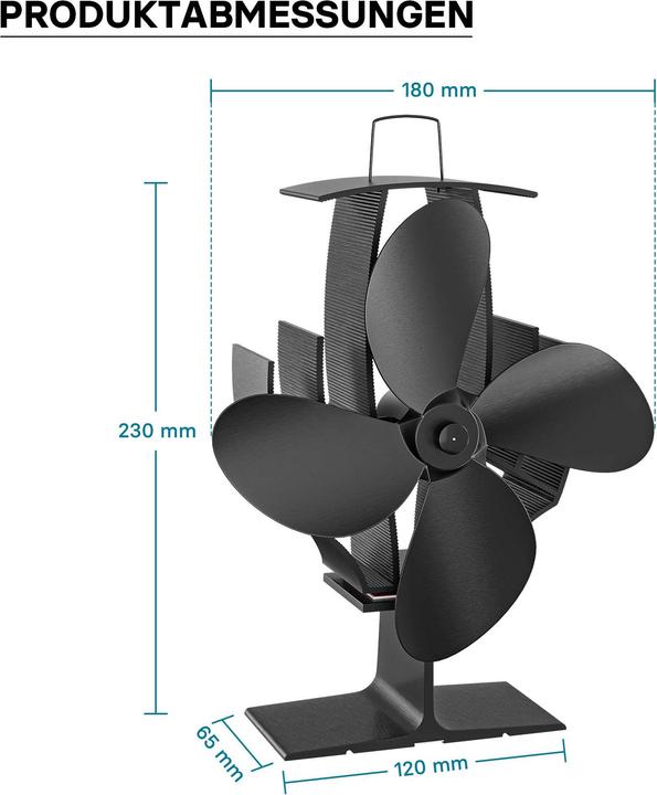 Actual product image Wiltec Fan