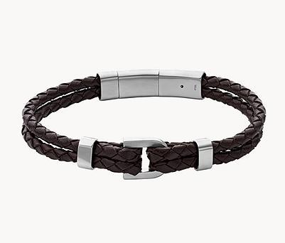 Produktbild Fossil Vintage Casual (19.50 cm, Edelstahl, Leder)