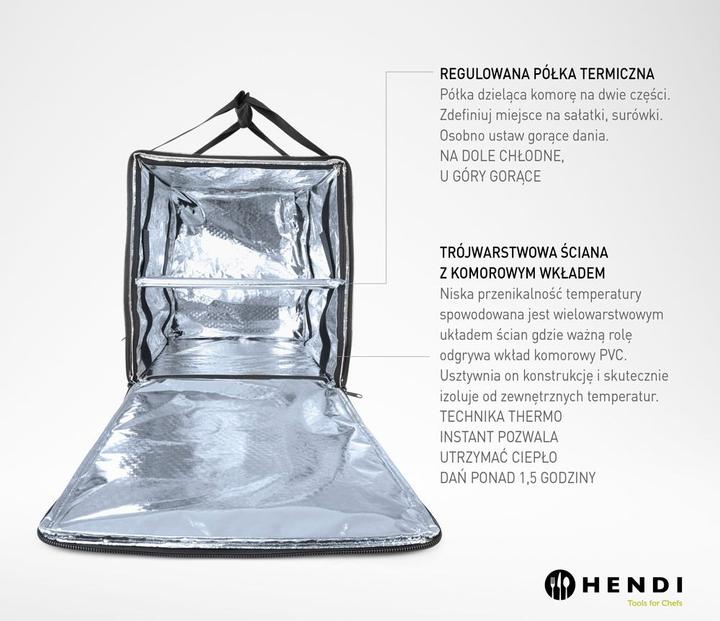 Image du produit Hendi Sac de service à pizza - Sac à dos