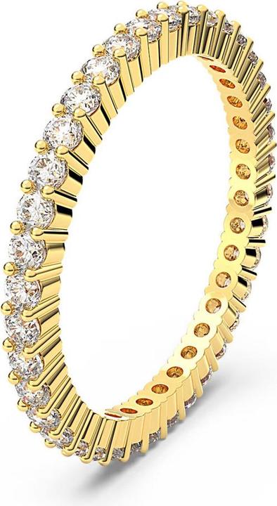 Produktbild Swarovski Vittore Ring Rundschliff Weiss Gold (60)