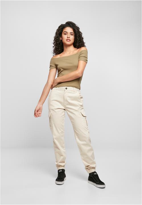 Actual product image Urban Classics Ladies High Waist Cargo Pants (30)