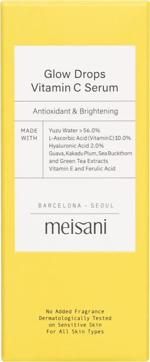 Image du produit Meisani Glow drops sérum vitamine c (15 ml)