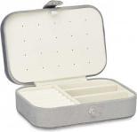 Actual product image Giftdecor gray rectangular jewelry box