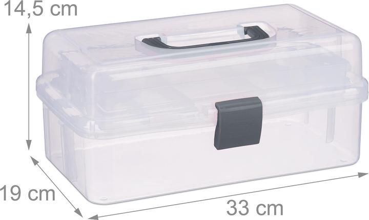 Produktbild Relaxdays Aufbewahrungsbox (33 x 19 x 14.5 cm, 9.10 l)
