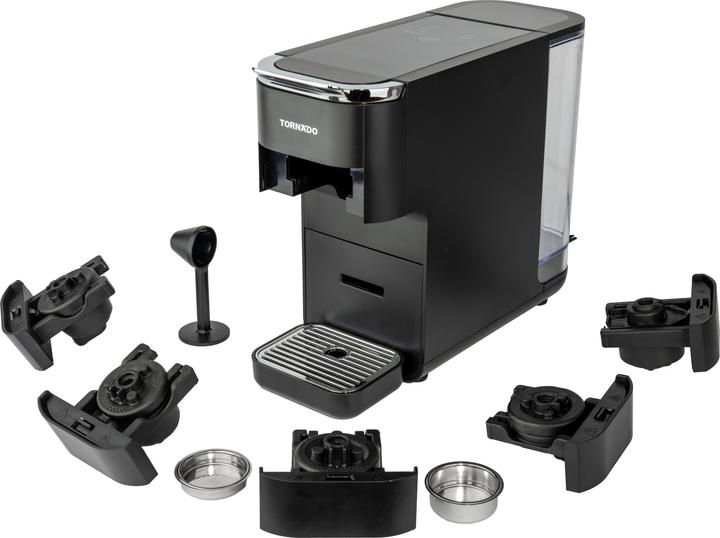 Produktbild Tornado Kapselmaschine TCM-7042-GS / 5-in-1 Capsule Coffee Maker Schwarz (NESCAFÉ Dolce Gusto, Lavazza Blue)