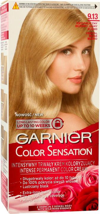 Garnier Color Sensation Hair Dye 9.13 Crystal Beige Brightond (9.13 Crystal Beige Brightond)