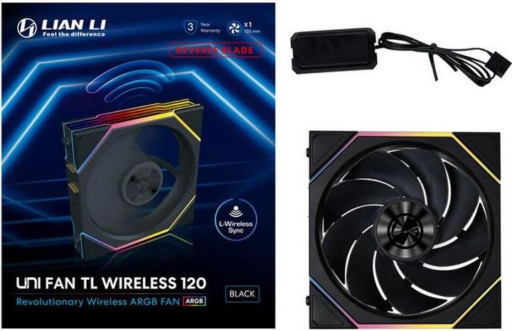 Actual product image Lian-Li UNI FAN TL Wireless Reverse Blade (120 mm, 1 x)