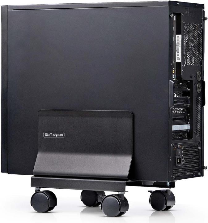 Actual product image StarTech com Computer Tower Cart, Rolling Mobile CPU Caddy on Wheels (Casters), Max Load 46.3lb/21kg