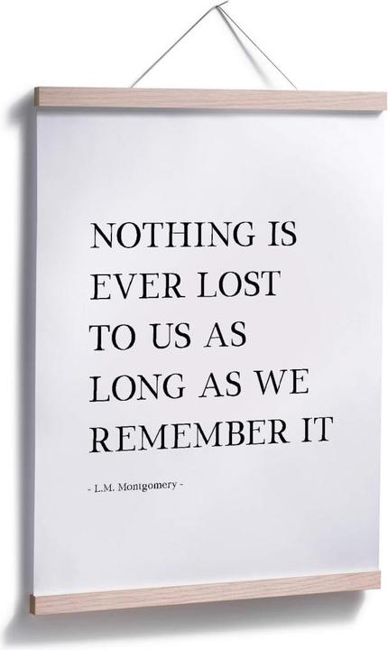 Produktbild Trenddeko Nothing is ever lost... (60 x 80 cm)