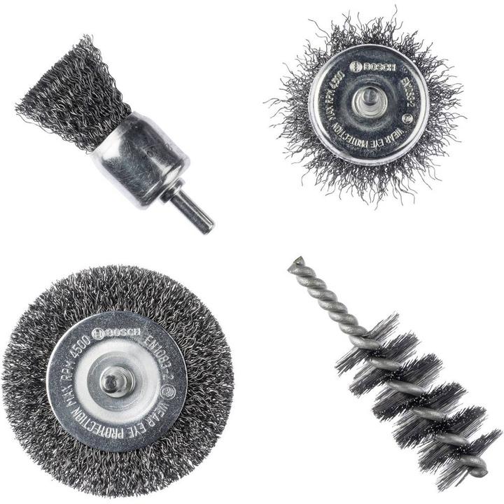 Actual product image Bosch Zubehör Set of 4 wire brushes Set of 4 wire brushes