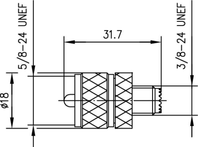 Produktbild Telegärtner Koax-Adapter UHF-Stecker (Kupplung)